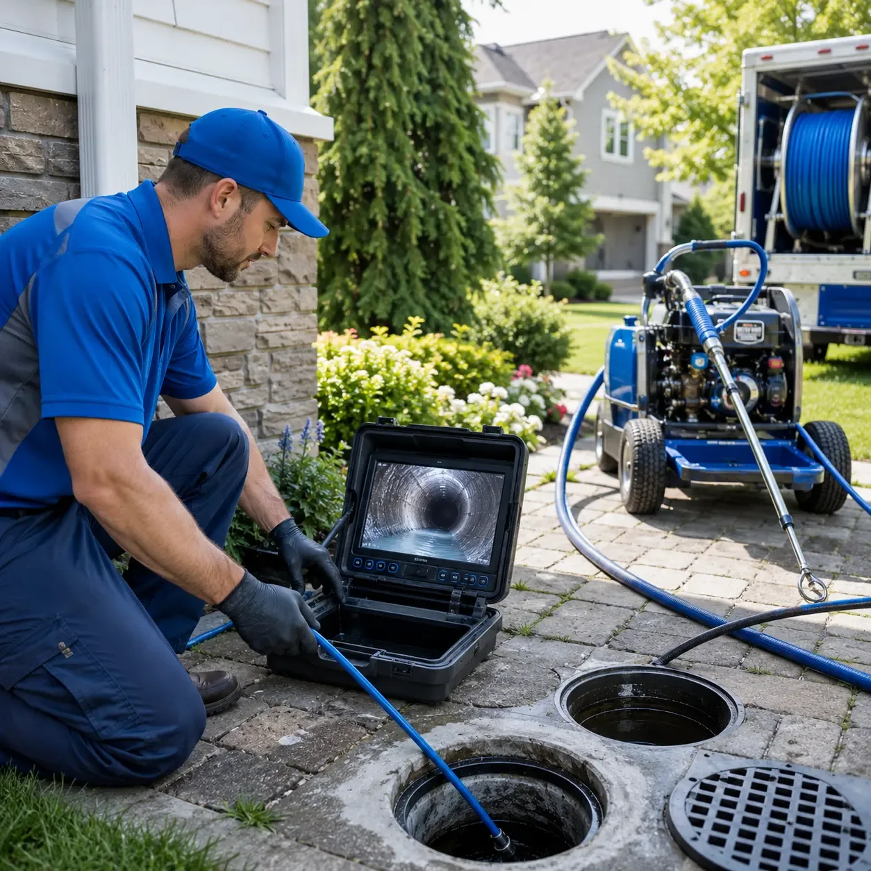Outdoor drain cleaning professionals serving Loretto, MI